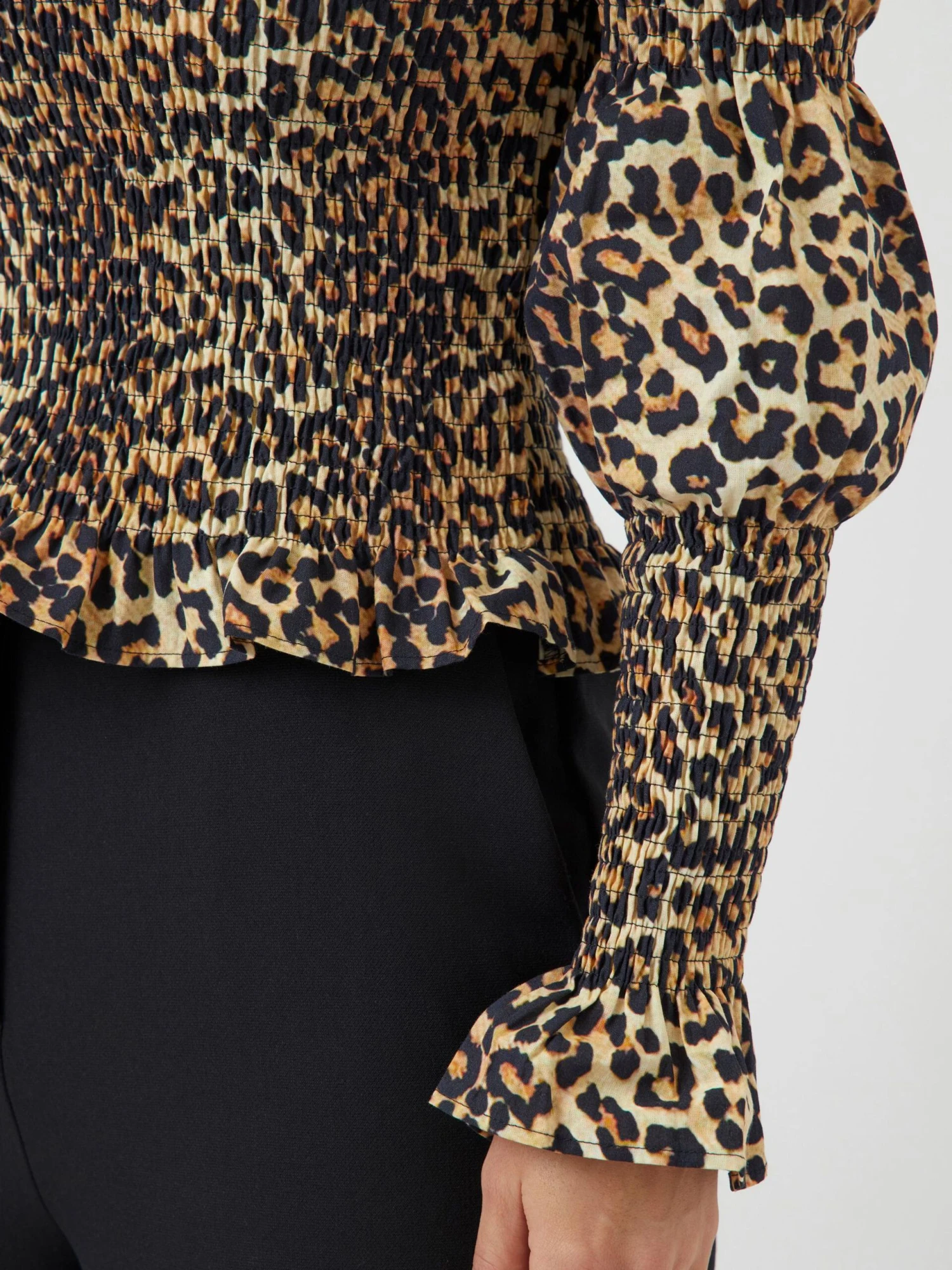 YASCHEMMA GESMOKTE BLOUSE 3 YASCHEMMA GESMOKTE BLOUSE - Afbeelding 3