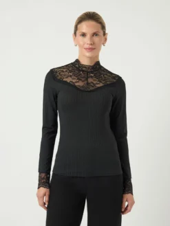 YASBLACE TOP MET LANGE MOUWEN