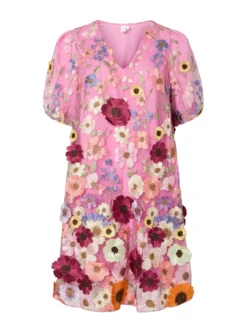 YASFLOWERING MINI JURK -YAS Verkoopwinkel 26033265 PinkLavender 1093998 001