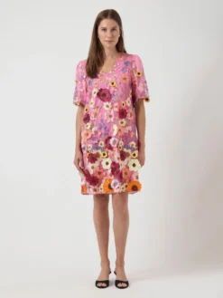 YASFLOWERING MINI JURK -YAS Verkoopwinkel 26033265 PinkLavender 1093998 005