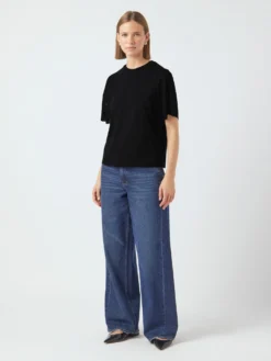 YASLEX BRODERIE ANGLAISE T-SHIRT -YAS Verkoopwinkel 26033890 Black 005