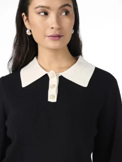 YASMILLE GEBREIDE TOP -YAS Verkoopwinkel 26034723 Black 1125919 006