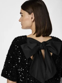 YASFUDSY MINI JURK -YAS Verkoopwinkel 26036011 Black 006