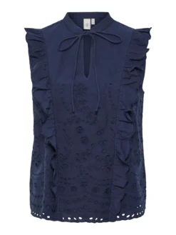 YASLUMA MOUWLOZE TOP -YAS Verkoopwinkel 26036259 NavyBlazer 001