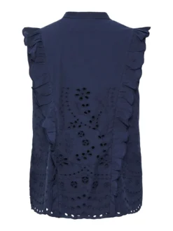 YASLUMA MOUWLOZE TOP -YAS Verkoopwinkel 26036259 NavyBlazer 002