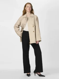 YASVENICE TRENCHCOAT -YAS Verkoopwinkel 26036279 Doeskin 005