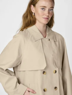 YASVENICE TRENCHCOAT -YAS Verkoopwinkel 26036279 Doeskin 006
