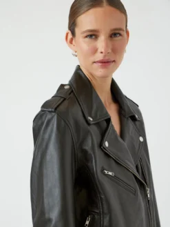 YASANE LEREN JAS -YAS Verkoopwinkel 26036286 Black 006