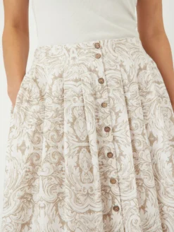 YASARA MIDDELLANGE ROK -YAS Verkoopwinkel 26036910 SilverSage 1167888 006