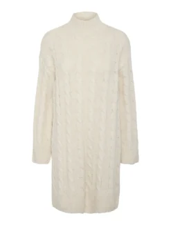 YASLULU GEBREIDE JURK -YAS Verkoopwinkel 26037054 Birch 001