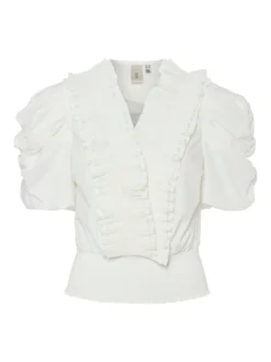 YASAKERA SHIRT MET 2/4 MOUWEN -YAS Verkoopwinkel 26037352 StarWhite 001