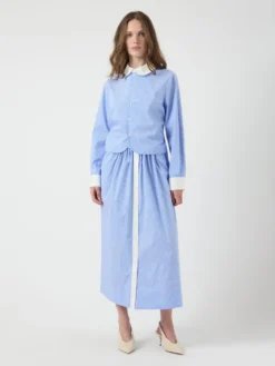 YASABRI MIDDELLANGE ROK -YAS Verkoopwinkel 26037970 VistaBlue 1196086 005