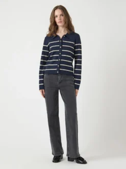 YASLIMANA GEBREID VEST -YAS Verkoopwinkel 26038045 NavyBlazer 1197459 005