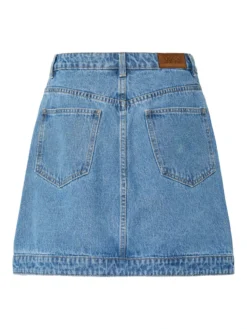 YASCECI DENIM MINIROK -YAS Verkoopwinkel 26038112 MediumBlueDenim 002