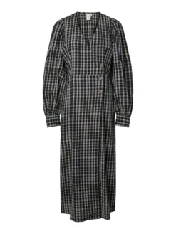 YASSIMMA MIDI JURK MET V-HALS -YAS Verkoopwinkel 26038153 Black 1200460 001