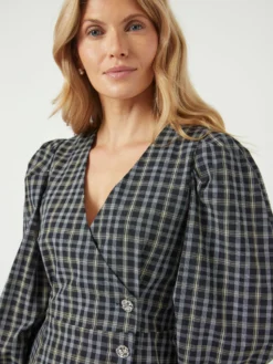 YASSIMMA MIDI JURK MET V-HALS -YAS Verkoopwinkel 26038153 Black 1200460 006