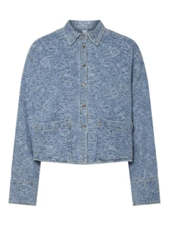 YASDEE SPIJKERBLOUSE -YAS Verkoopwinkel 26038184 LightBlueDenim 001