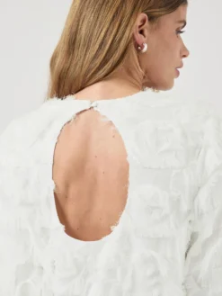 YASDIO KORTE JURK -YAS Verkoopwinkel 26038226 StarWhite 007