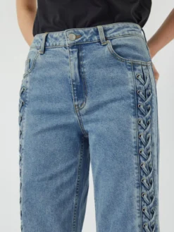YASEYLA HIGH-WAIST JEANS -YAS Verkoopwinkel 26038258 MediumBlueDenim 006