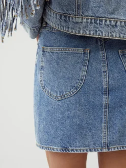 YASAIKO DENIM ROK -YAS Verkoopwinkel 26038261 MediumBlueDenim 006