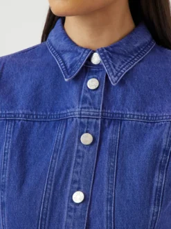 YASVIOLETTA 7/8 DENIM JURK -YAS Verkoopwinkel 26038318 SkipperBlue 006