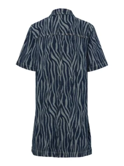 YASLORA 2/4 MINI DENIM JURK -YAS Verkoopwinkel 26038344 DarkBlueDenim 1208583 002