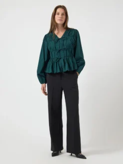 YASEBBA TOP MET LANGE MOUWEN -YAS Verkoopwinkel 26038410 PonderosaPine 005