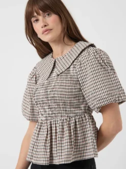 YASCHEMMA SHIRT MET KORTE MOUWEN -YAS Verkoopwinkel 26038464 Birch 1212467 006