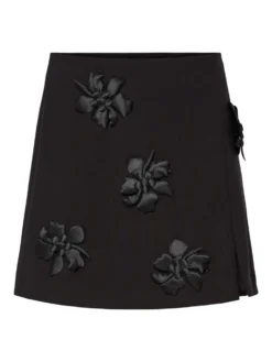 YASFLISRA HMW BLOEM MINIROK -YAS Verkoopwinkel 26038533 Black 1215507 001