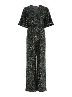 YASELLE 2/4 PAILLETTEN JUMPSUIT -YAS Verkoopwinkel 26038572 Rosin 1215985 001