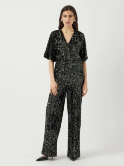YASELLE 2/4 PAILLETTEN JUMPSUIT