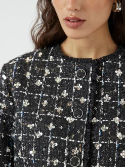 YASVALENDA TWEED JAS -YAS Verkoopwinkel 26038583 Black 006