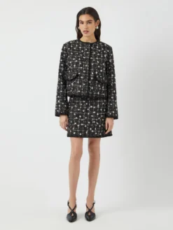 YASVALENDA TWEED MINIROK -YAS Verkoopwinkel 26038584 Black 005