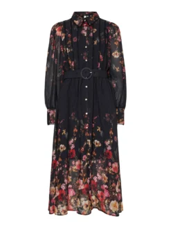 YASROMANTICA MAXI-JURK -YAS Verkoopwinkel 26038706 Black 1217798 001