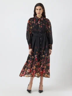 YASROMANTICA MAXI-JURK -YAS Verkoopwinkel 26038706 Black 1217798 005