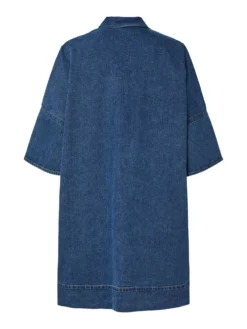 YASLIRA 3/4 DENIM JURK -YAS Verkoopwinkel 26039245 MediumBlueDenim 002