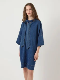 YASLIRA 3/4 DENIM JURK
