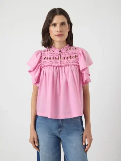 YASLUERA SHIRT MET KORTE MOUWEN