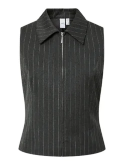 YASNAOMI MOUWLOZE TOP -YAS Verkoopwinkel 26039974 DarkGreyMelange 1252014 001