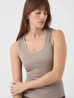 YASPALOMA TANKTOP 9 YASPALOMA TANKTOP -YAS Verkoopwinkel 26040000 TaupeGray 006