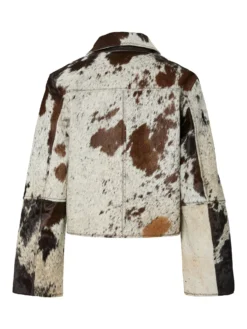 YASCAROLINE KOE LEREN JAS -YAS Verkoopwinkel 26040067 ChocolateBrown 1254955 002