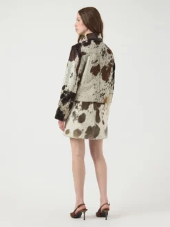 YASCAROLINE KOE LEREN JAS -YAS Verkoopwinkel 26040067 ChocolateBrown 1254955 004