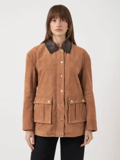 YASKAIA SUEDE LEREN JAS