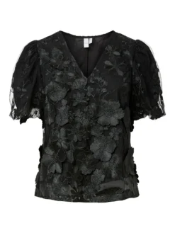 YASFLOWERING TOP MET KORTE MOUWEN